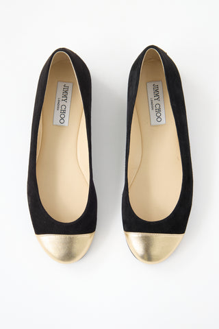 Jimmy Choo Suede Gaze Flat