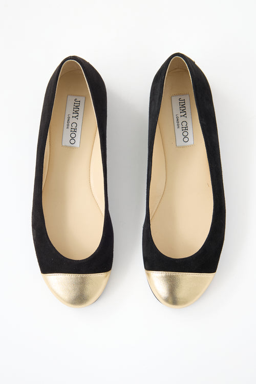 Jimmy Choo Suede Gaze Flat