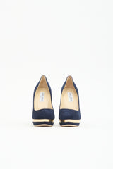 Jimmy Choo Suede Brulee Pump