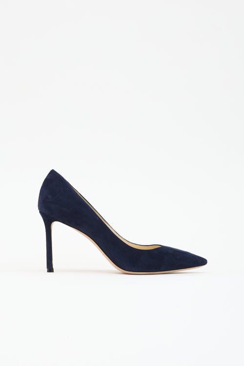 Jimmy Choo Suede Romy Pump