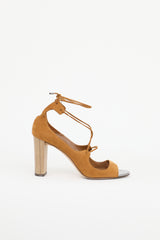 Jimmy Choo Suede Vernie Lace Up Sandal