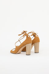 Jimmy Choo Suede Vernie Lace Up Sandal