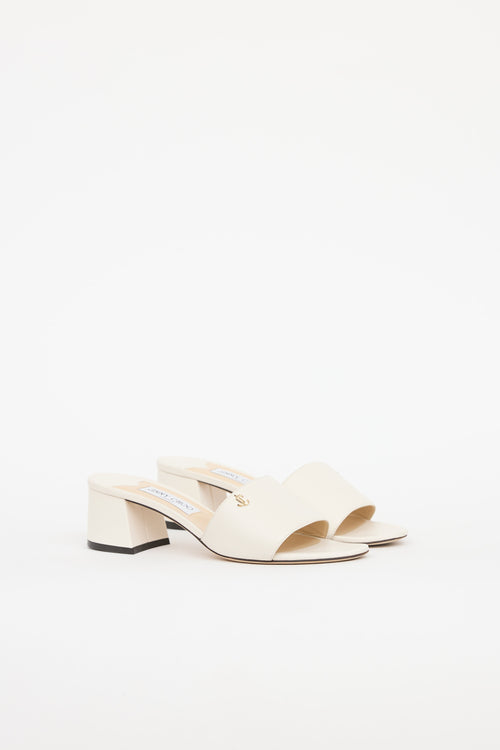 Jimmy Choo Leather Minea Mule