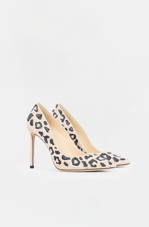 Jimmy Choo Woven Patterned Romy Pump