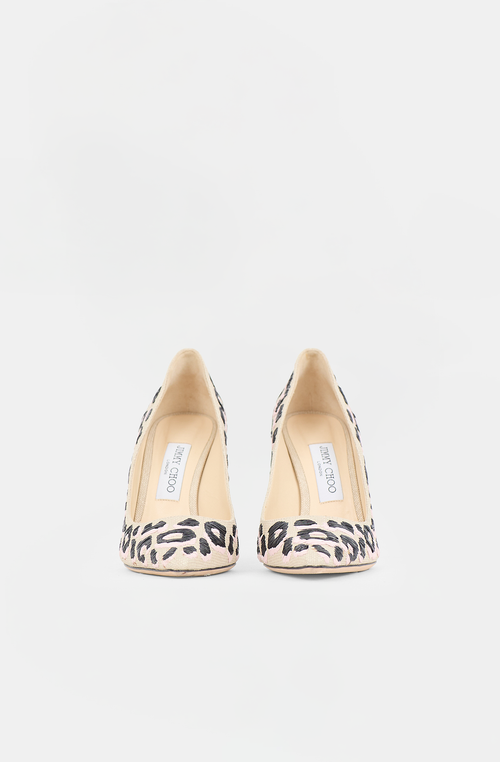Jimmy Choo Woven Patterned Romy Pump
