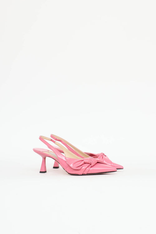 Jimmy Choo Patent Elinor Slingback Pump