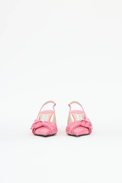 Jimmy Choo Patent Elinor Slingback Pump
