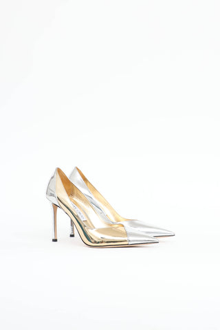 Jimmy Choo Metallic Cass 95 Pump