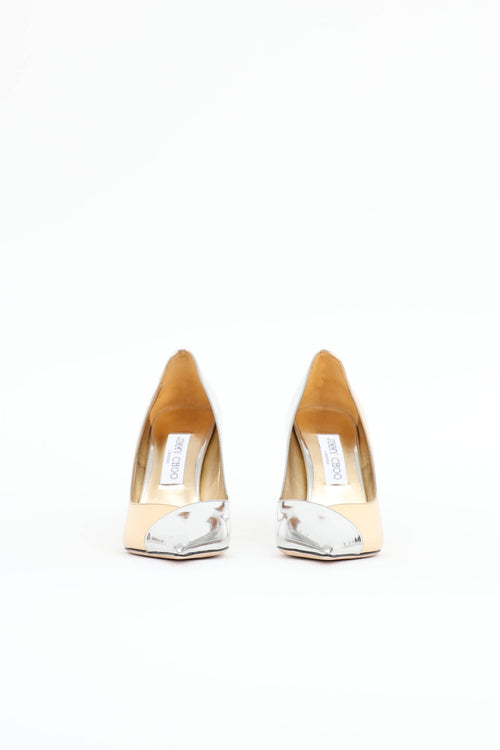 Jimmy Choo Metallic Cass 95 Pump