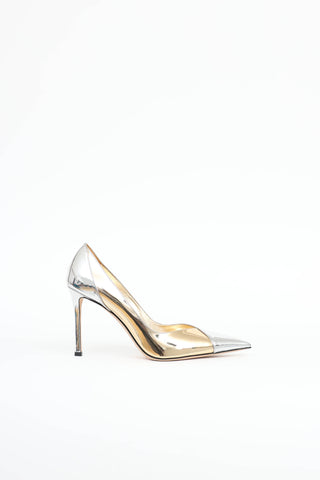 Jimmy Choo Metallic Cass 95 Pump