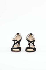 Jimmy Choo Suede Carrie Heel