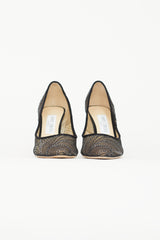 Jimmy Choo Black Sequin Romy Pump
