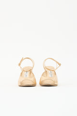 Jimmy Choo Embossed Leather Sandal