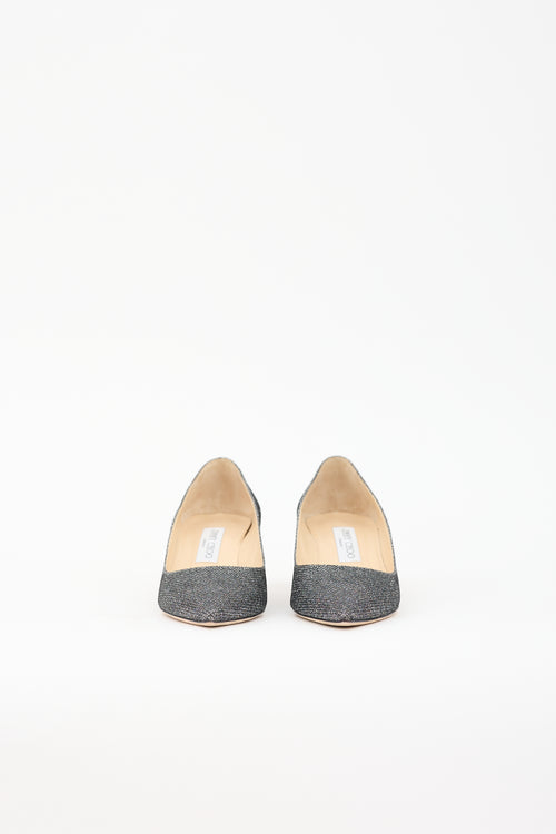Jimmy Choo Glitter Pointed Pump