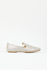 Jimmy Choo Glitter Wheel Loafer
