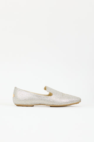 Jimmy Choo Glitter Wheel Loafer