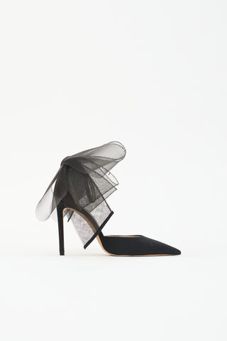 Jimmy Choo Grosgrain Averly Bow Heel