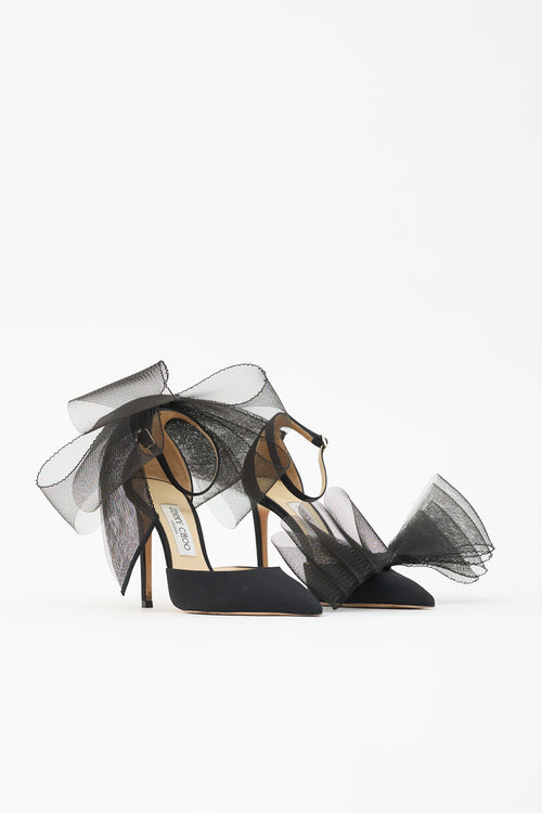 Jimmy Choo Grosgrain Averly Bow Heel