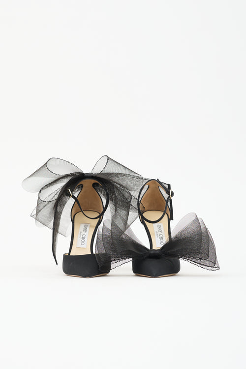 Jimmy Choo Grosgrain Averly Bow Heel