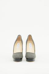 Jimmy Choo Grey Platform Pump