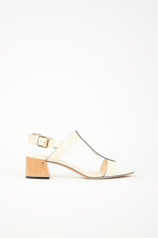 Jimmy Choo Leather Jin 45 Sandal