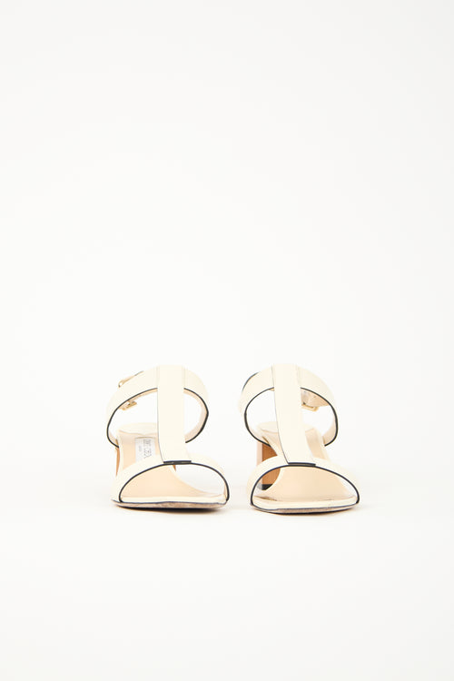 Jimmy Choo Leather Jin 45 Sandal