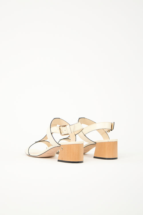Jimmy Choo Leather Jin 45 Sandal