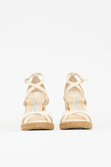 Jimmy Choo Leather Alanah Wedge Sandal