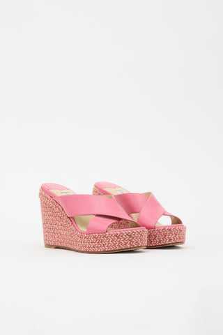 Jimmy Choo Leather Dovina Sandal