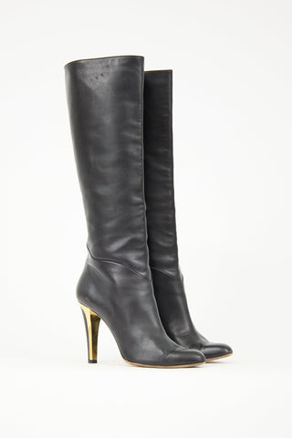 Jimmy Choo Leather Knee High Boot