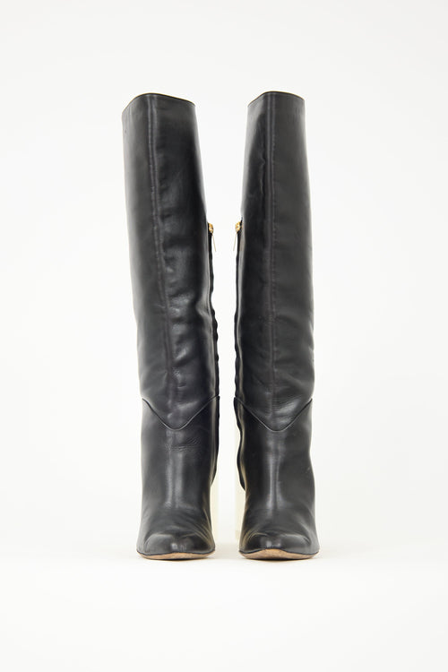 Jimmy Choo Leather Knee High Boot