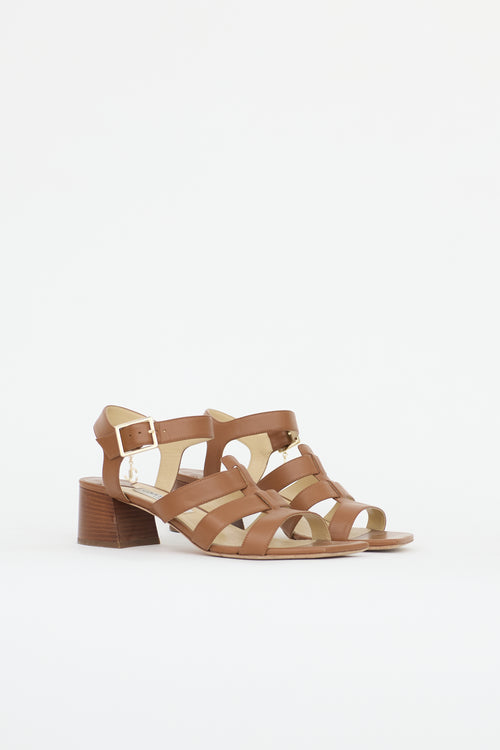 Jimmy Choo Leather Leni City Sandal