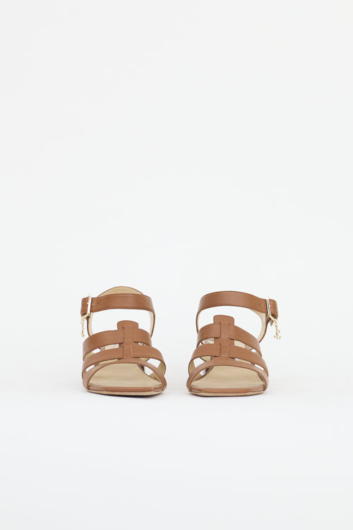 Jimmy Choo Leather Leni City Sandal