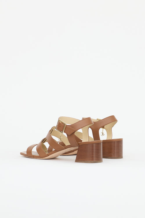 Jimmy Choo Leather Leni City Sandal