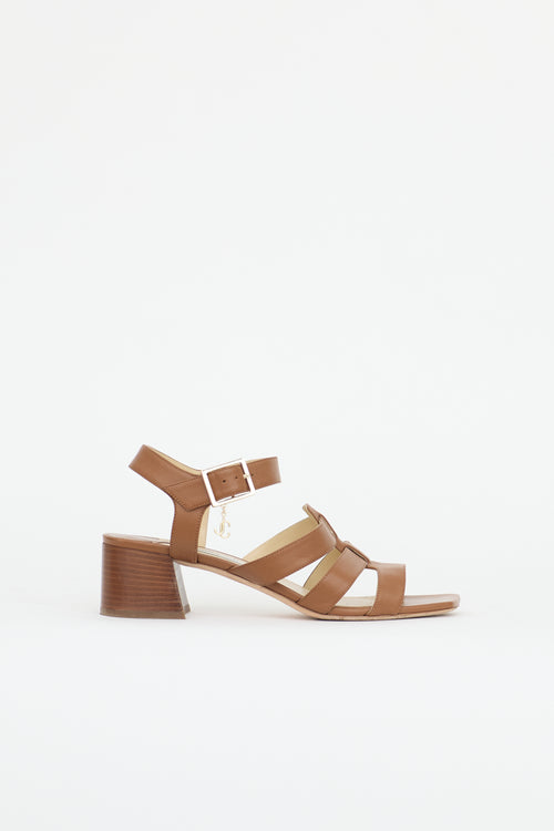 Jimmy Choo Leather Leni City Sandal