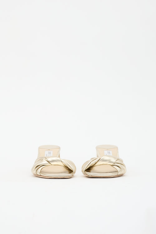 Jimmy Choo Leather Lyn 45 Sandal