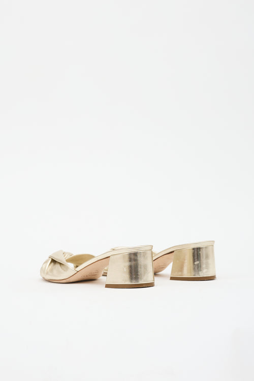 Jimmy Choo Leather Lyn 45 Sandal