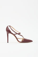 Jimmy Choo Leather Studded Tiff Heel