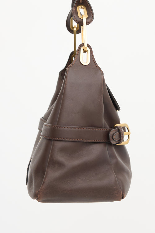 Jimmy Choo Leather Tulita Shoulder Bag