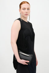 Jimmy Choo Leather Venus Crystal Clutch