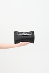 Jimmy Choo Leather Venus Crystal Clutch