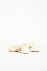 Jimmy Choo Leather & Raffia Sandal