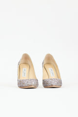 Jimmy Choo Metallic Lace Romy Pump