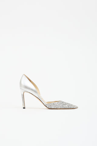 Jimmy Choo Metallic Leather Esther Pump