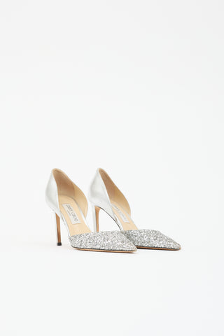 Jimmy Choo Metallic Leather Esther Pump