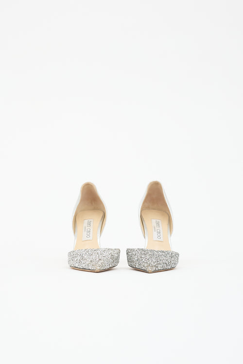 Jimmy Choo Metallic Leather Esther Pump