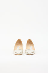 Jimmy Choo Metallic Leather Pointed Pump
