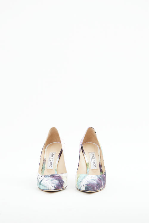 Jimmy Choo Multicolour Tie Dye Pump