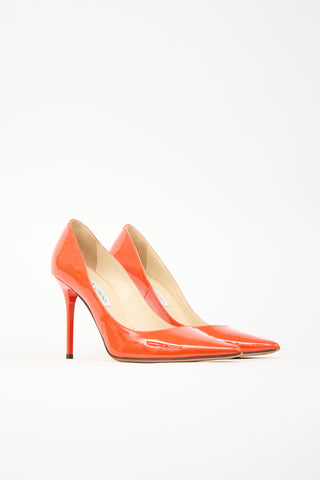 Jimmy Choo Patent Abel Pump