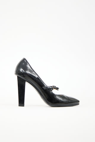 Jimmy Choo Patent Kindle Pump